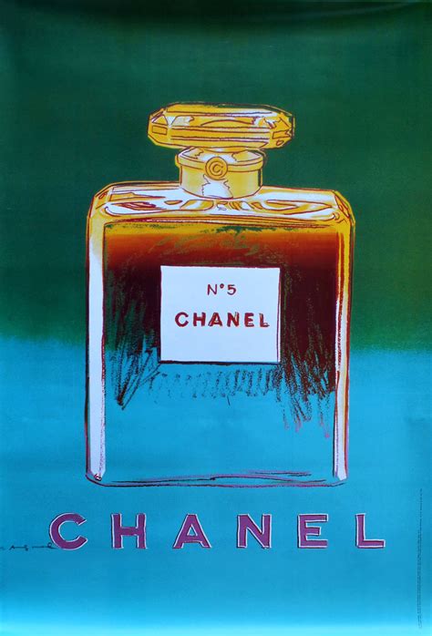 chanel no 5 poster warhol|chanel perfume no 5.